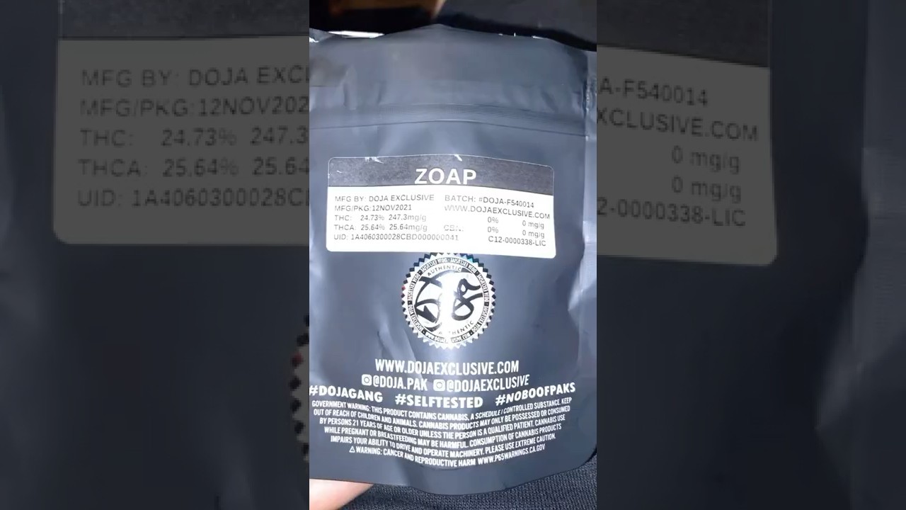 ZOAP 🧼🌈🇺🇸 Dispensary Sealed Pack By Doja Pak, Deo Farms, Wizard Trees,