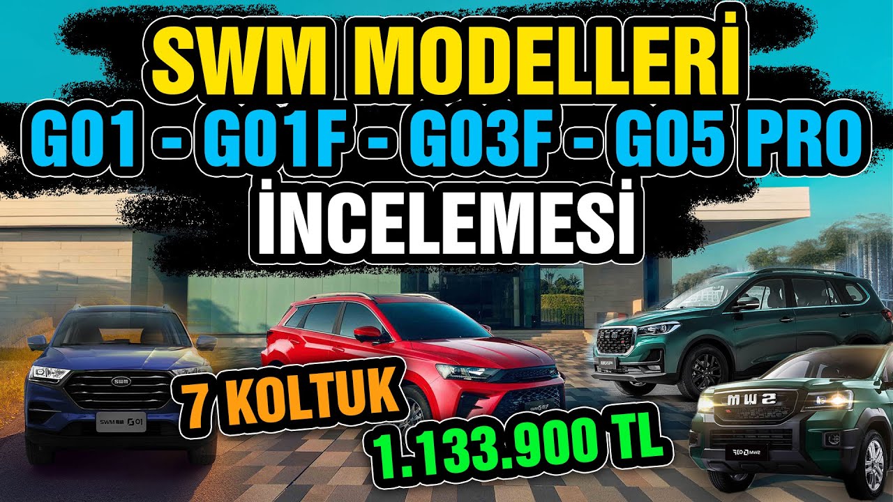 SWM G01, G01F, G03F ve G05 PRO İncelemesi | Fiyatlar ve &Ouml;zellikler (2024)