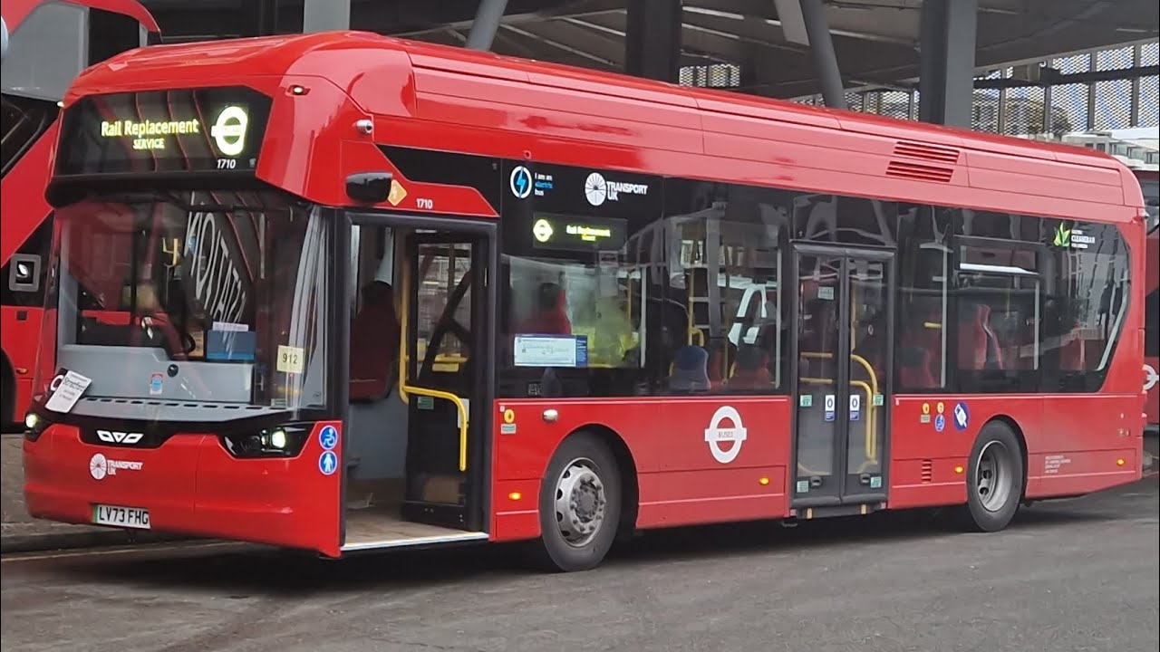 *BRAND NEW* Transport UK 1710 LV73FHG On Elizabeth Line RR Service To Romford (GB Kite Electroliner)