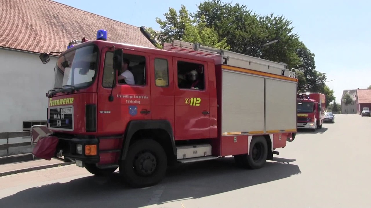 Gro&szlig;&uuml;bung: 4 Feuerwehren mit 5 Fahrzeugen treffen an Einsatzstelle ein