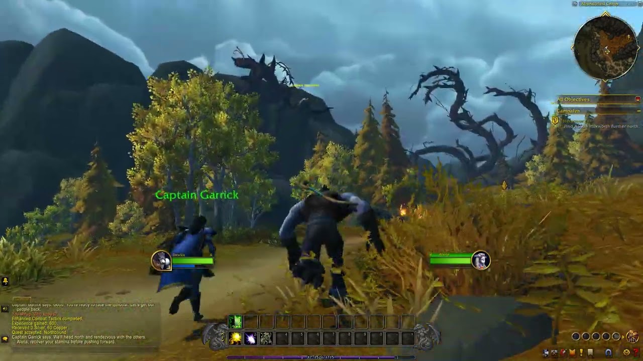 World Of Warcraft Worgen Druid - Casual Gameplay - No Commentary