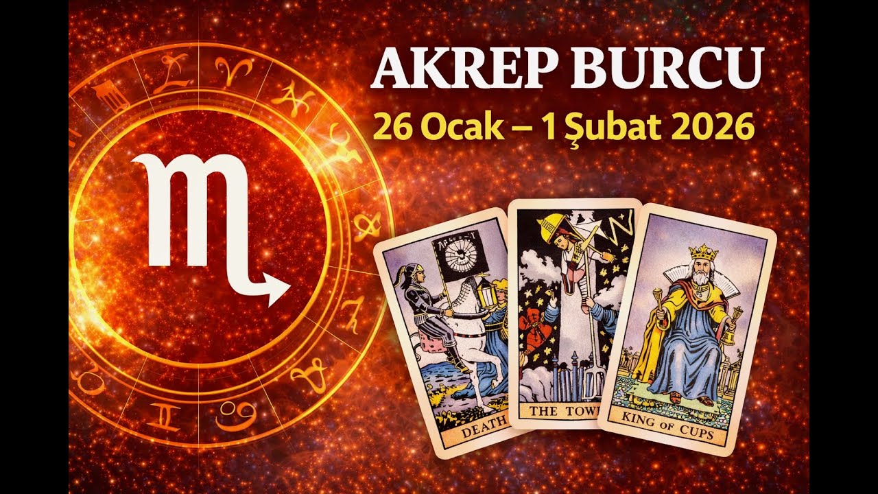 ♏️  AKREP BURCU 26 OCAK – 1 ŞUBAT HAFTALIK TAROT “BEKLEDİĞİN YEŞİL IŞIK!”