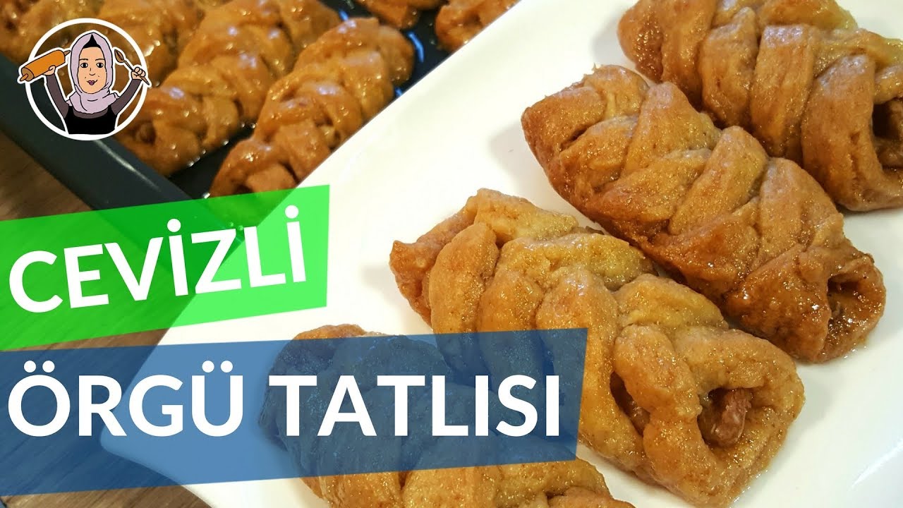 Cevizli Örgü Tatlısı - Ağızda dağılan kıtır kıtır enfes bir lezzet | Hatice Mazi ile Yemek Tarifleri
