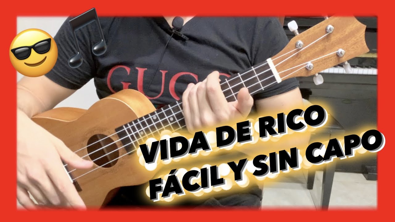 COMO tocar VIDA DE RICO de CAMILO en Ukulele ► FACIL y RÁPIDO 🤩 ♥