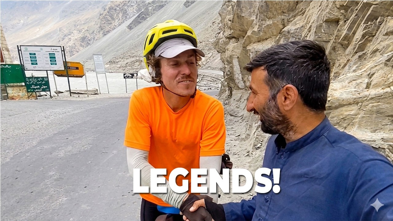 Legendary Polish Cyclist Sy Mulaqat | Finally Welcome To Kharmang | Azam Munir