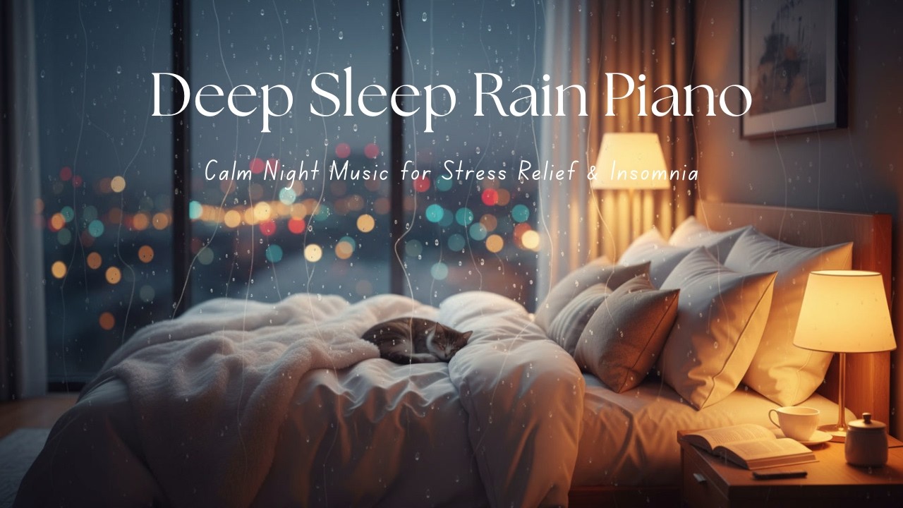 👉 Deep Sleep Rain Piano 🌧️ Calm Night Music for Stress Relief & Insomnia