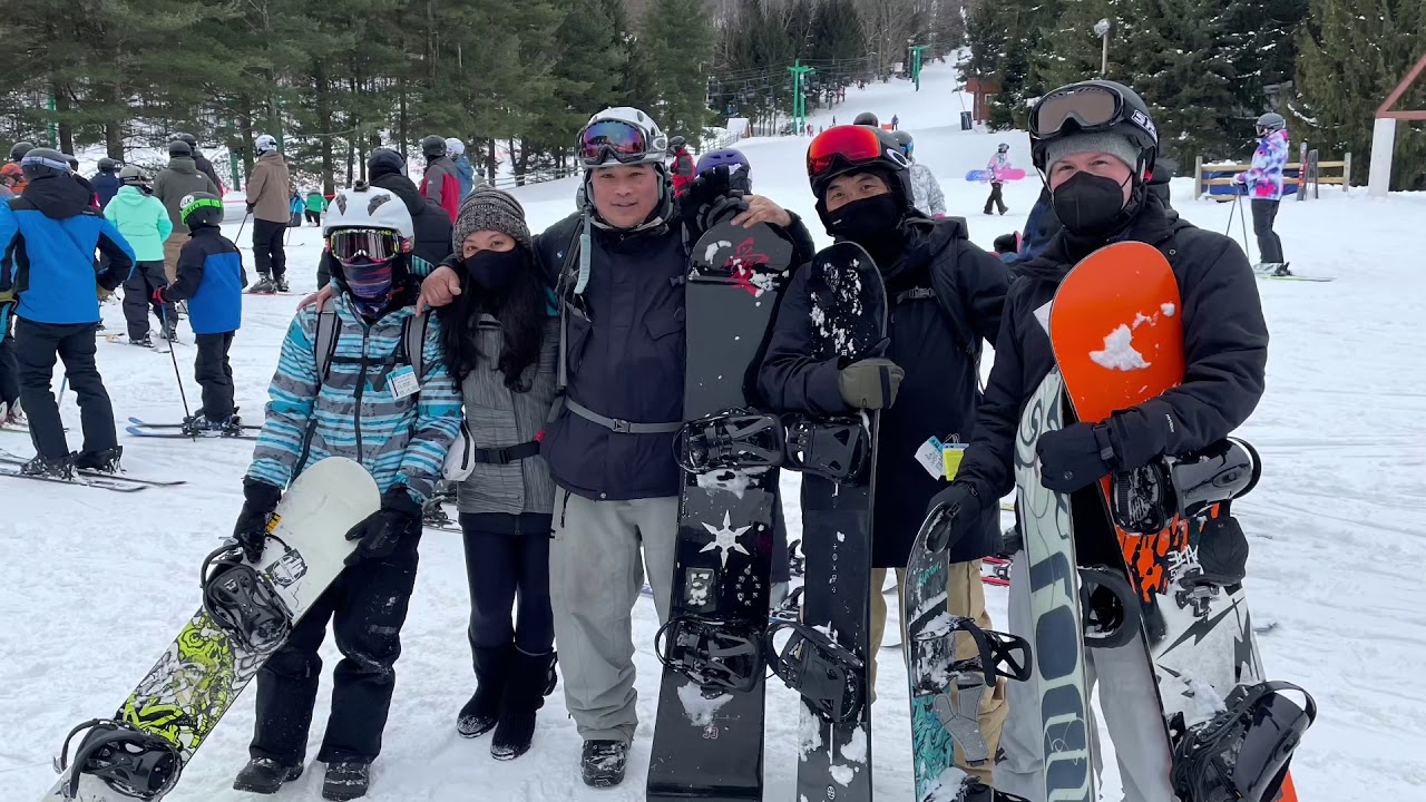 Mia Snowboarding at Elk Mountain