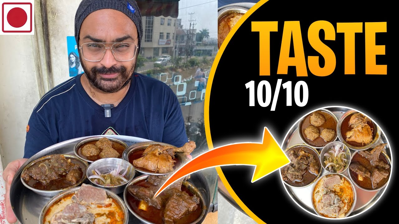Railway Station ke पास Khatta Meat, Yakhni Meat, Mutton Kofte at New Parasram Dhaba