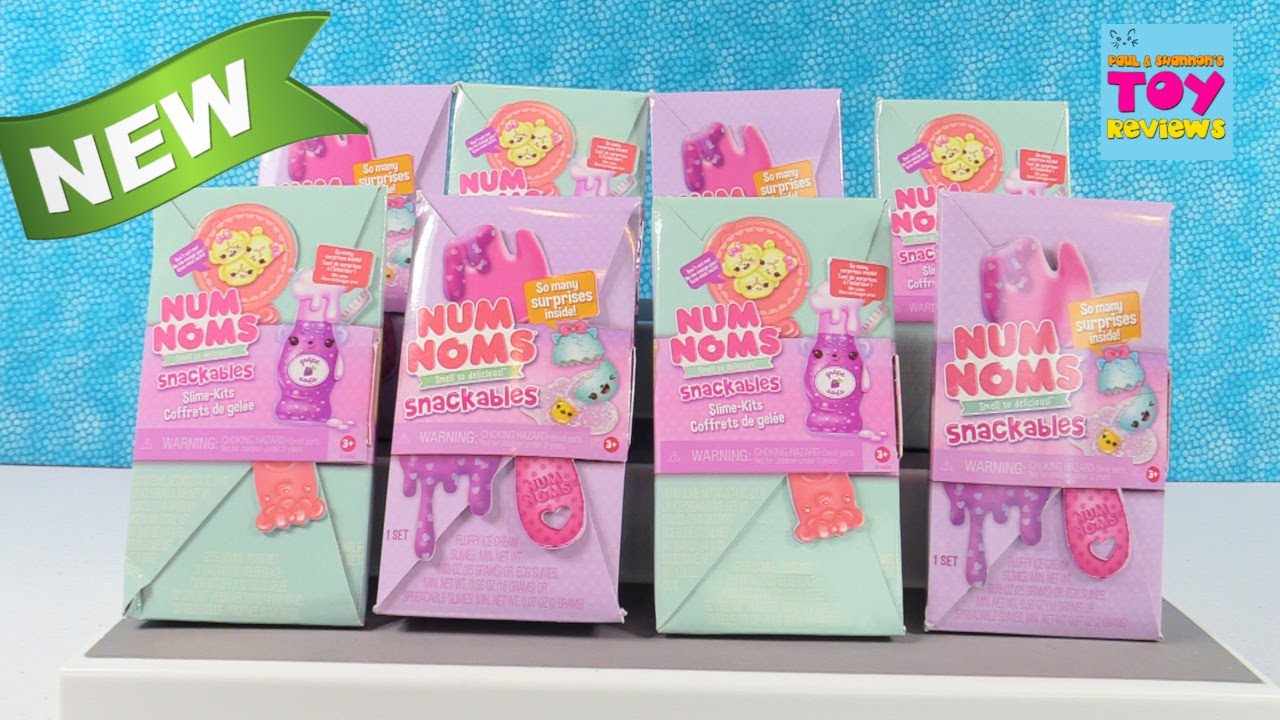 Num Noms Snackables Slime Kits New Series Unboxing Toy Review | PSToyReviews