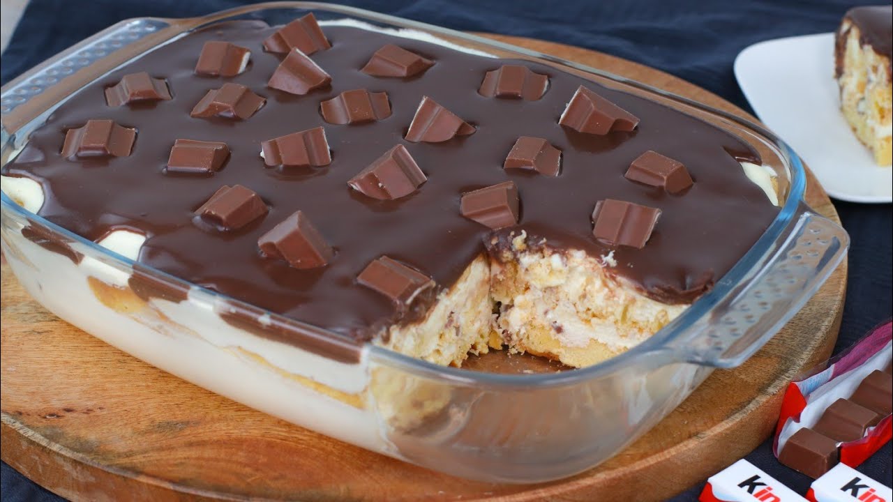 Kinderriegel Kuchen, Waffelkuchen ohne backen