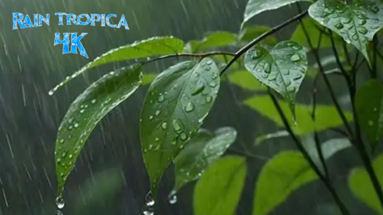 🌧️ Forest Rain + Peaceful Piano 🌴 | Nature Live Stream for Sleeping, Healing, and Mental Relaxation