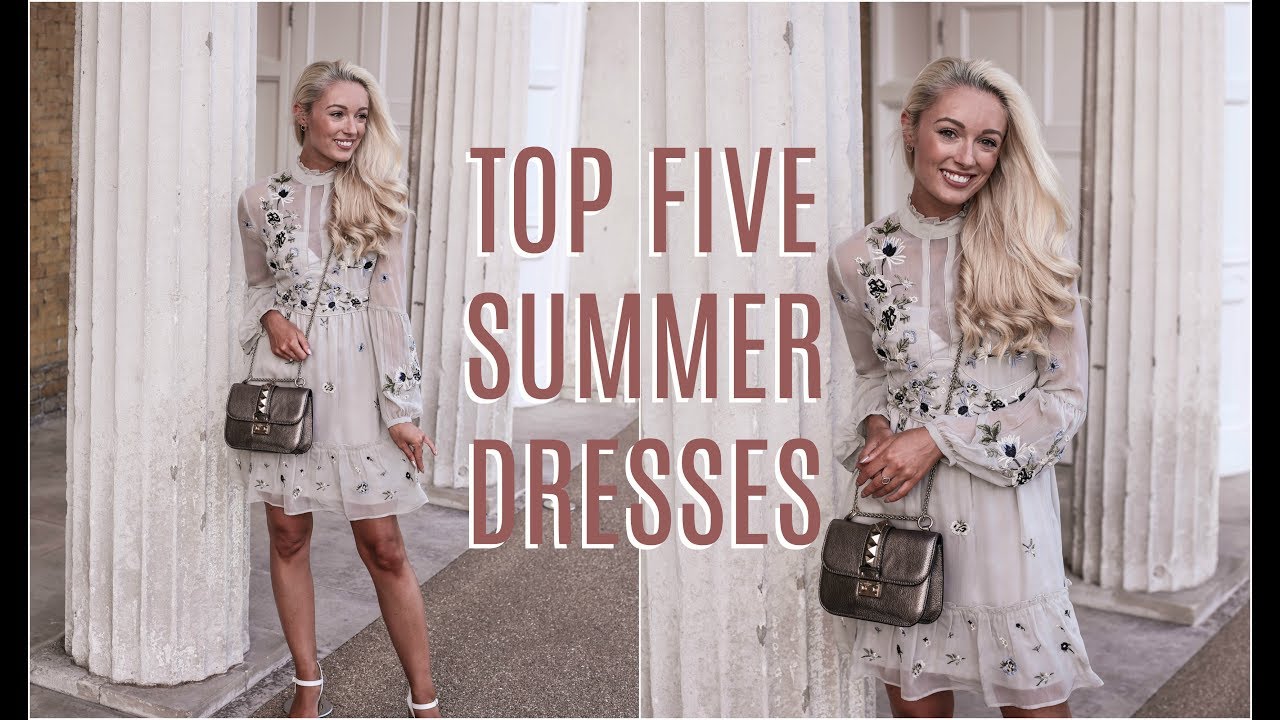 TOP FIVE SUMMER DRESSES |  How To Style Affordable High Street Dresses   |   Fashion Mumblr  Haul