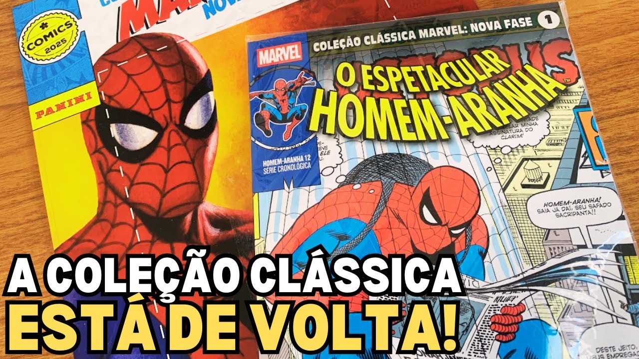 COLEÇÃO CLÁSSICA MARVEL ESTÁ DE VOLTA  - NOVA FASE CHEGANDO NAS BANCAS