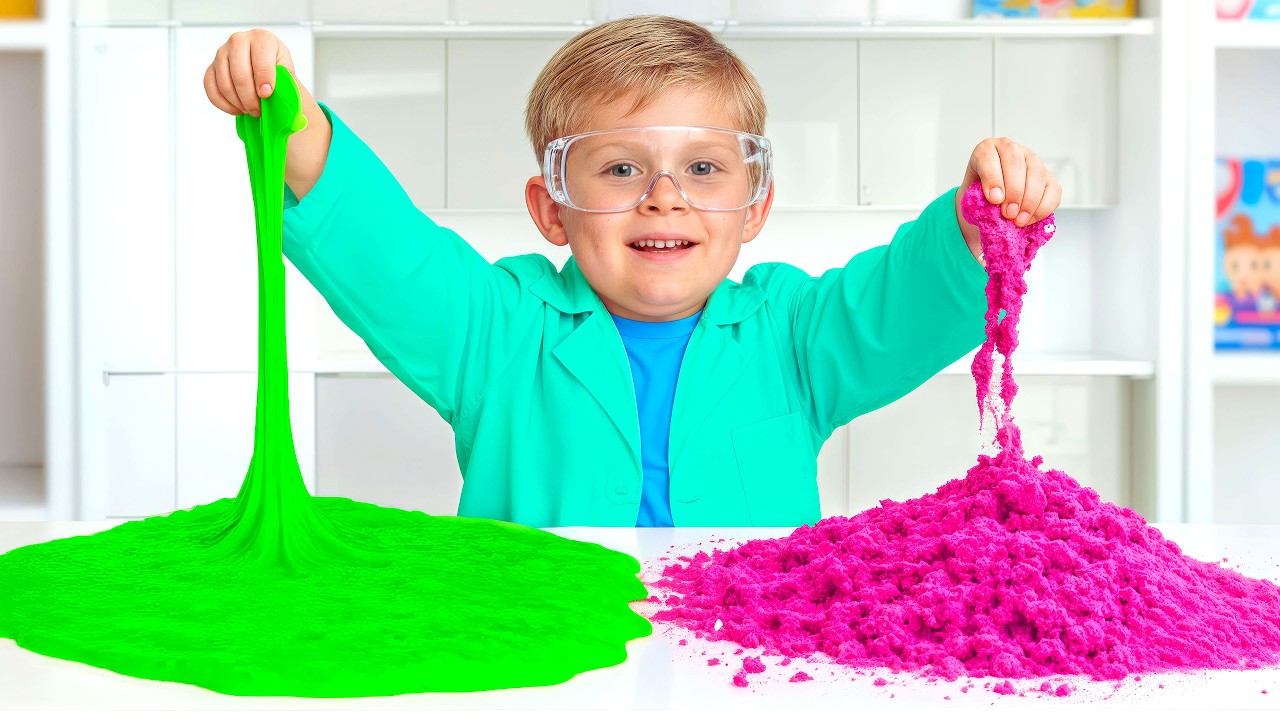 Laboratório em Casa: Slime Gigante e Experimentos Incríveis para Crianças! 🧪✨