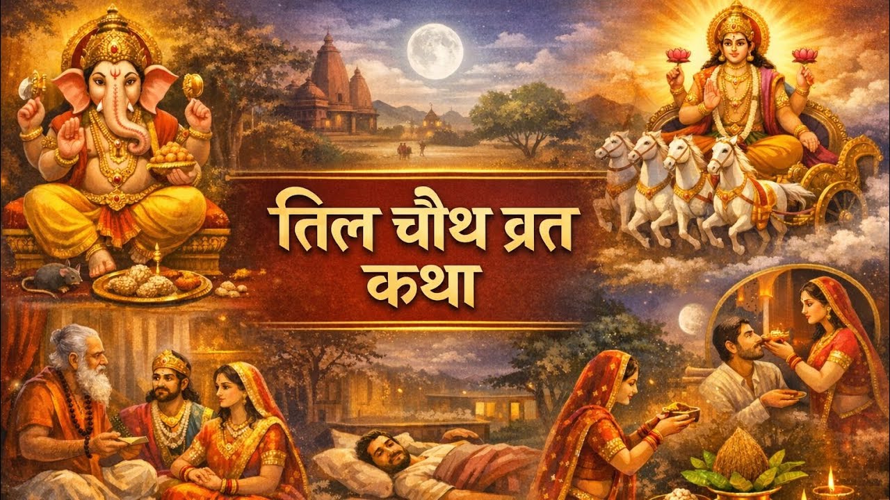 तिल चौथ व्रत कथा | Til Chauth Vrat Katha | Ganesh Ji Katha | संकट चौथ व्रत कथा