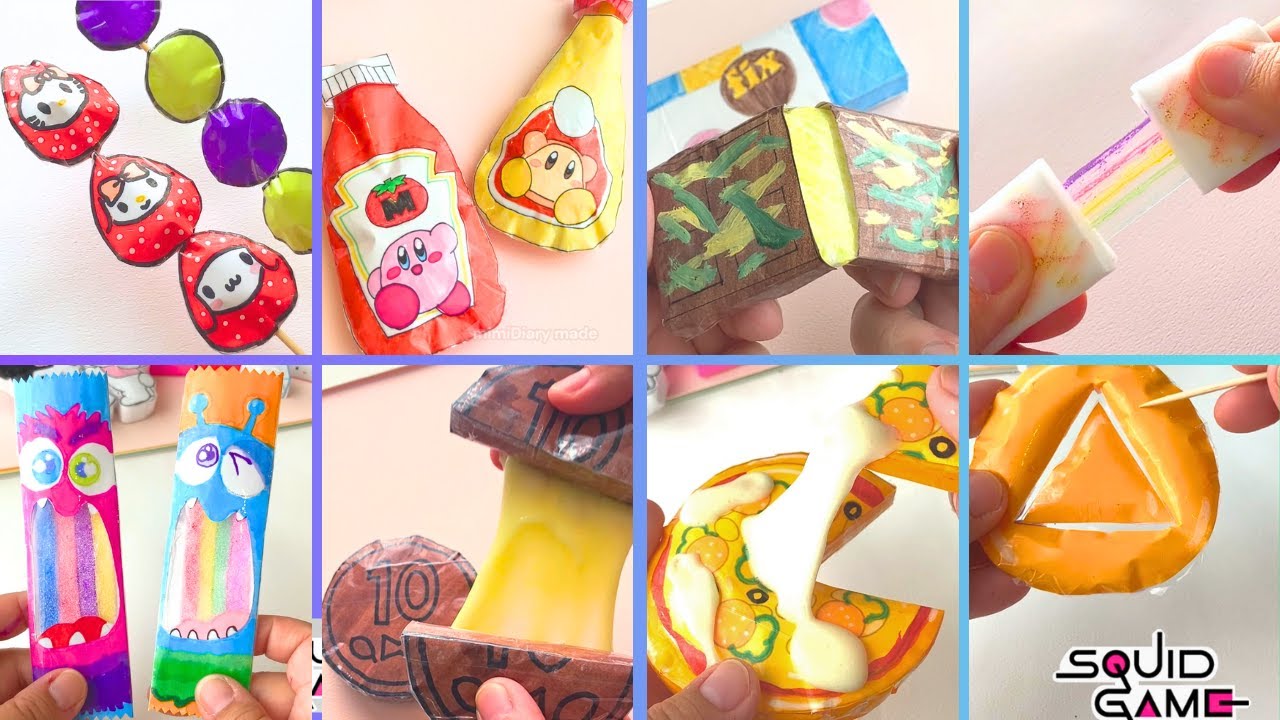 DIY Food cute paper squishy  / How to make / Easy craft ideas / Miniature craft  / Paper craft