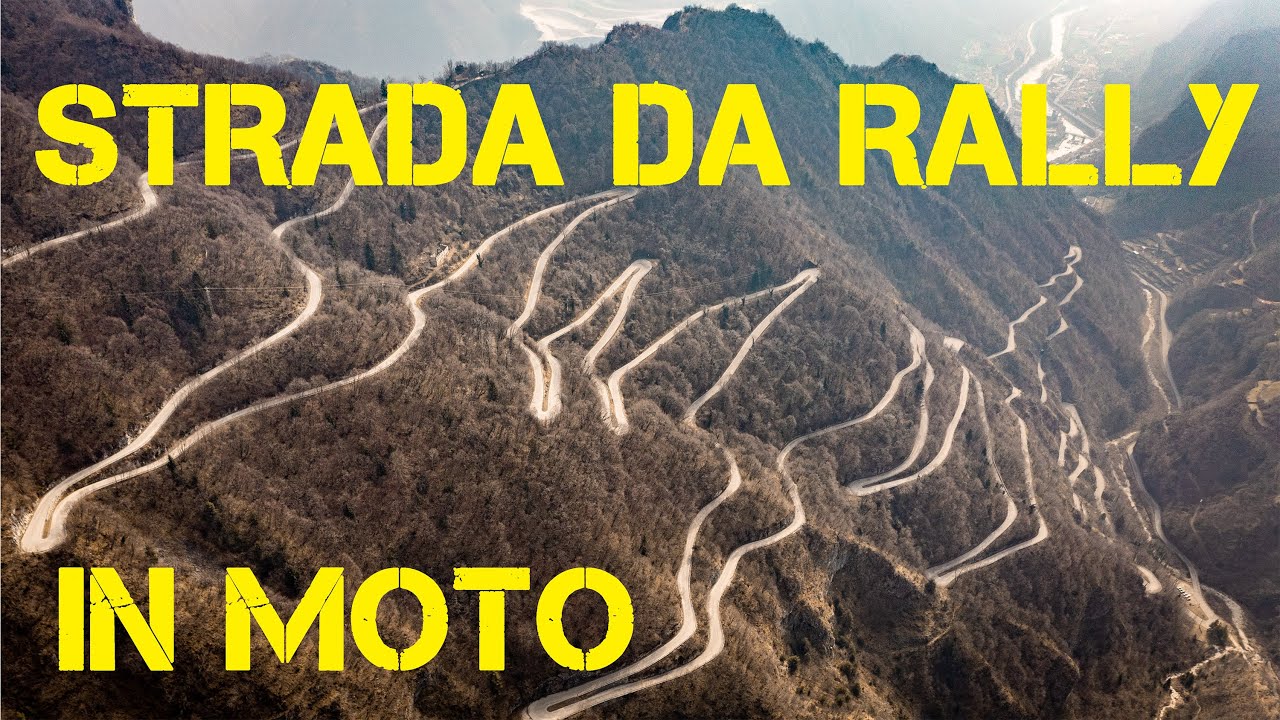 UNA STRADA DA RALLY IN MOTO | Percorro una strada PAZZESCA 😱🔥
