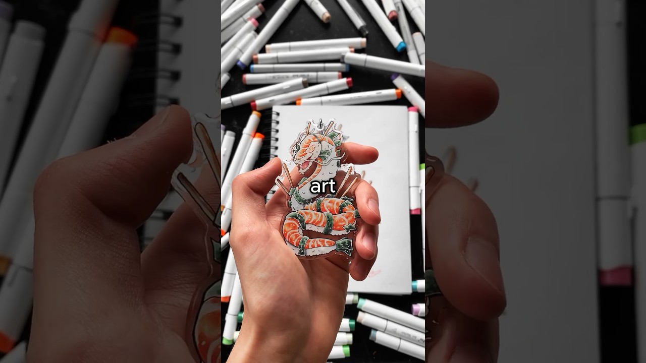 Как продавать ВАШЕ искусство онлайн! 🐉🍣 #arttutorial