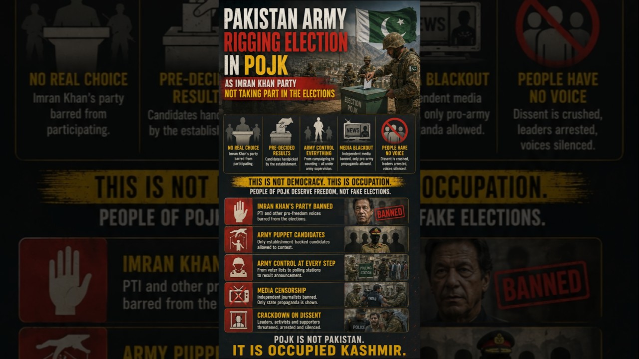 Why Pakistan Blocked Al Jazeera During the PoK Elections #pakistanarmy #pojk
