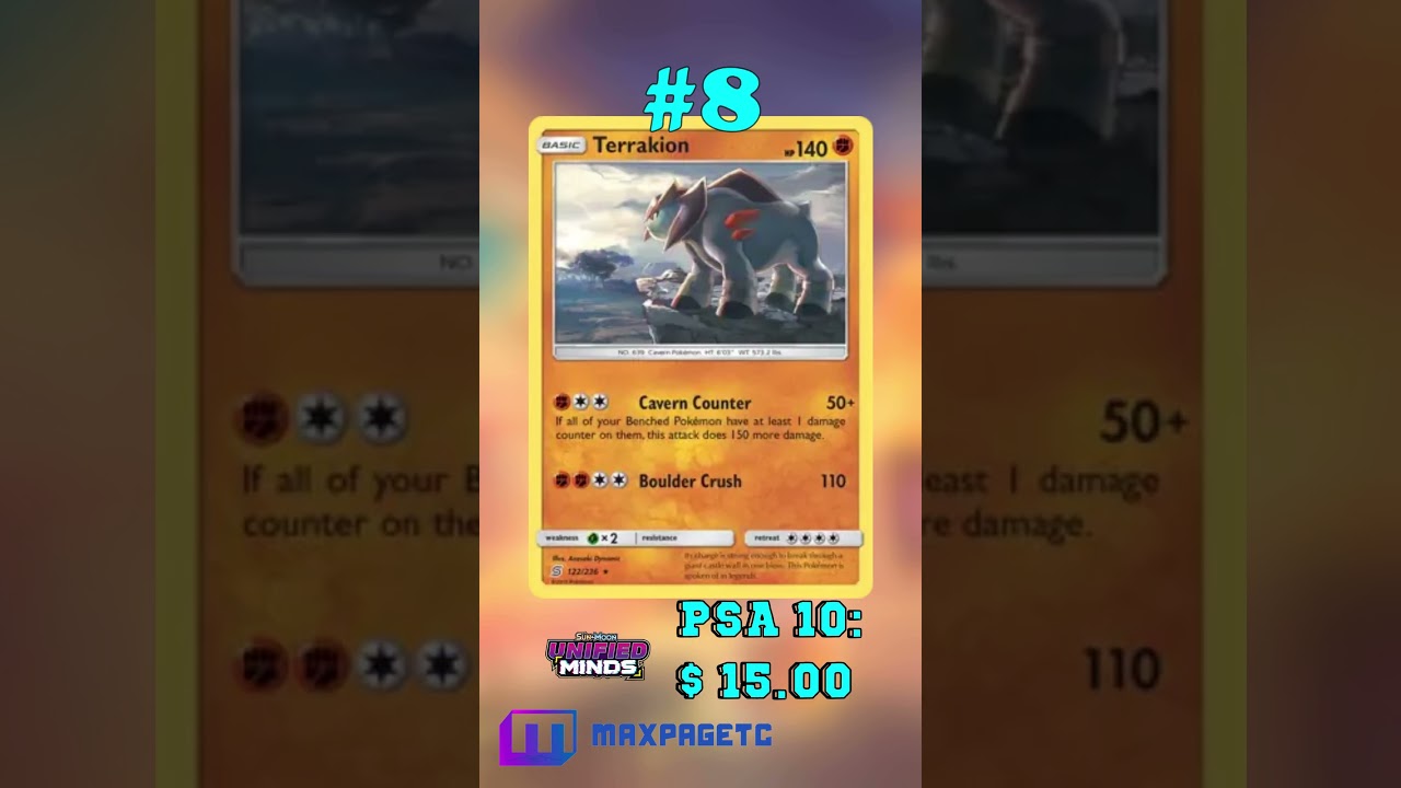 Top 10 Terrakion Pok&eacute;mon Cards #tcg#pok&eacute;mon#terrakion   #pokemoncards #topcards
