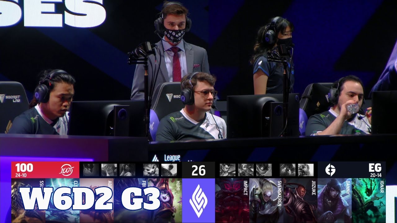 100 Thieves vs Evil Geniuses | Week 6 Day 2 S11 LCS Summer 2021 | 100 vs EG W6D2 Full Game