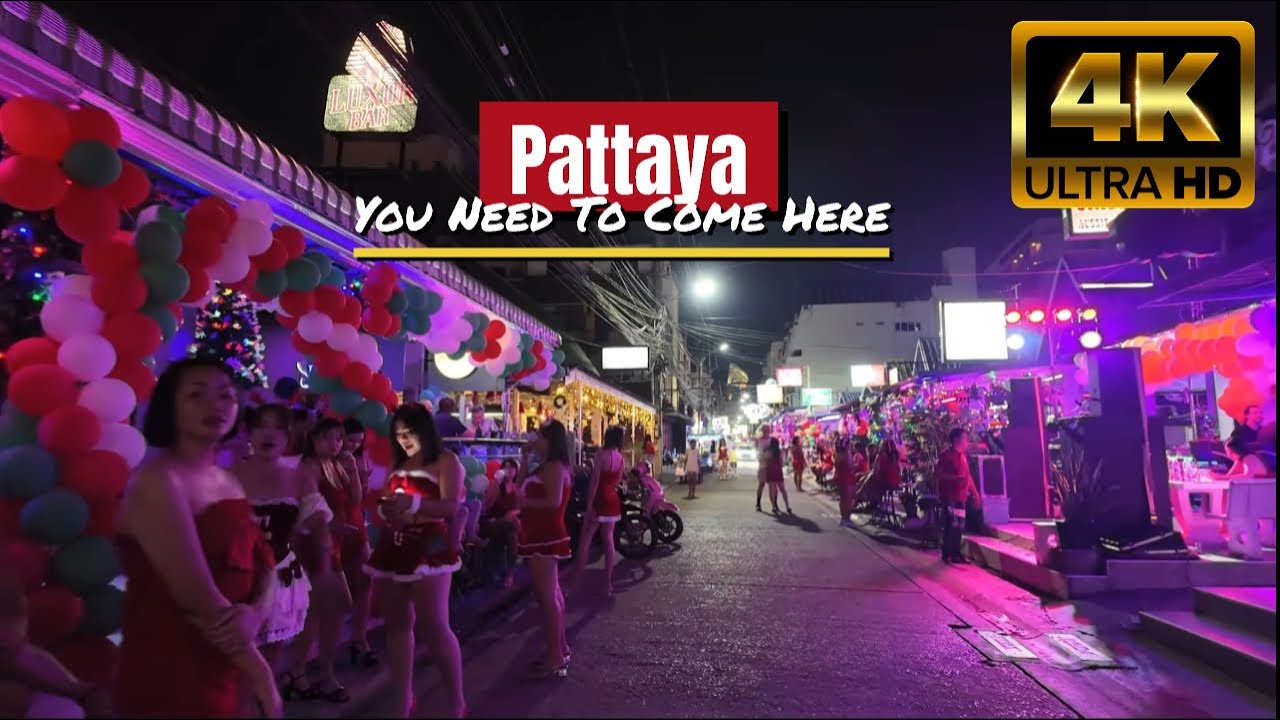 🇹🇭[4K] Exploring Pattaya at Night Could Be 