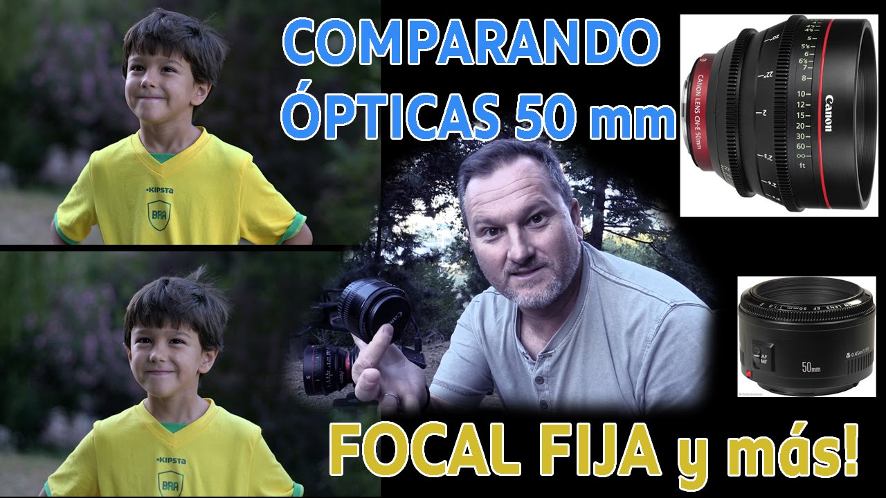 Comparando ópticas fijas 50 mm. y más!