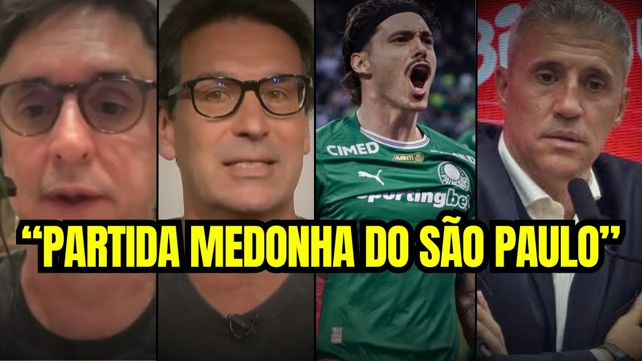 CHORA! Mídia São Paulina REAGE a SUPERIORIDADE do Palmeiras em clássico 
