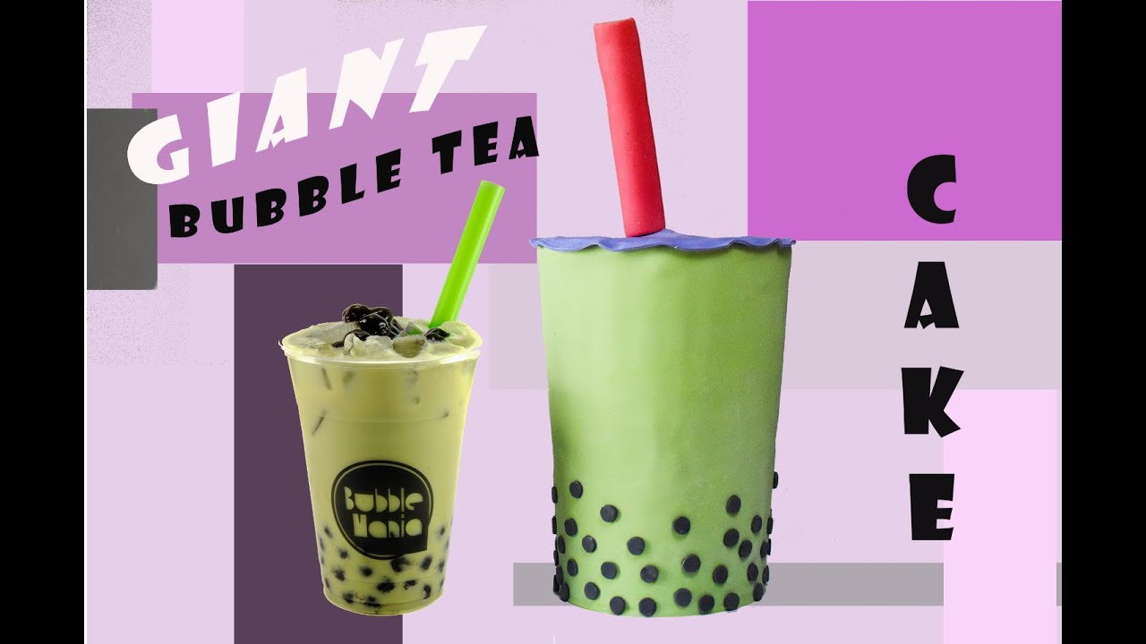 Make your own BUBBLE TEA cake - 5 easy steps!