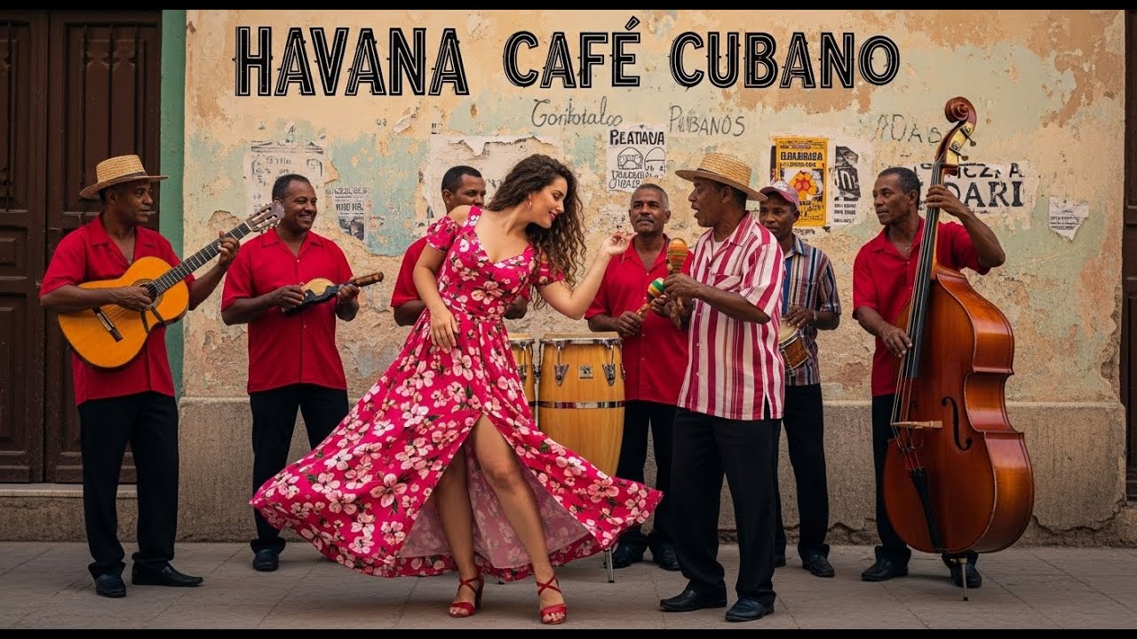 Café Cubano Music 🎹: Caribbean Café Nights & Gentle Piano Jazz • mix22