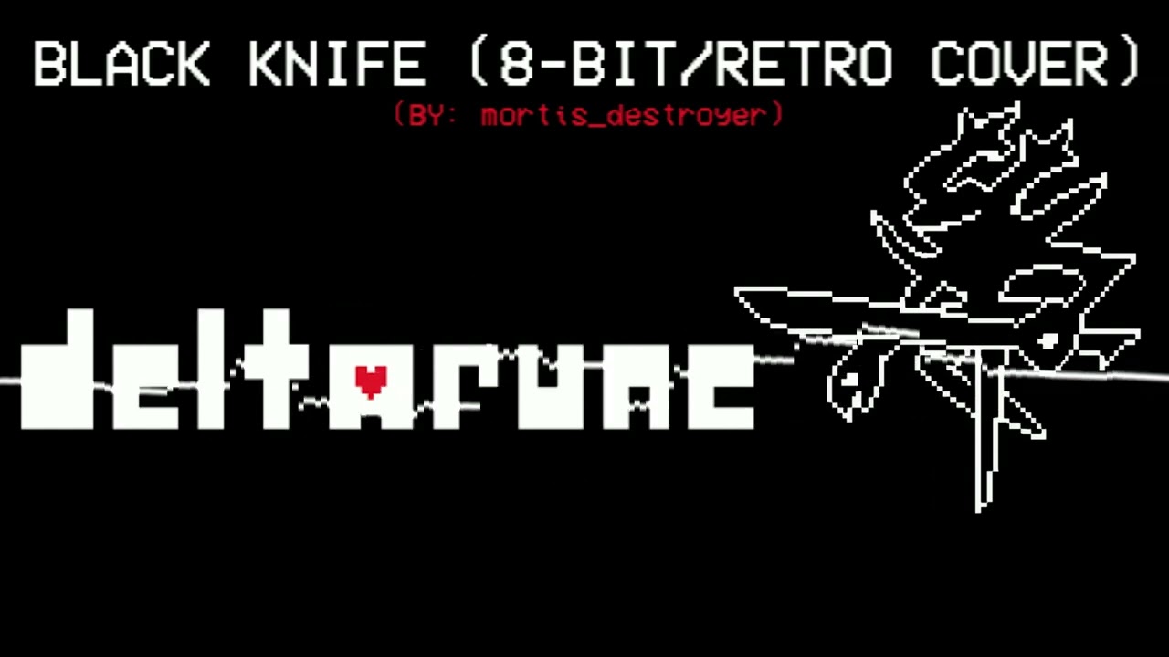 BLACK KNIFE (8-BIT/RETRO COVER)