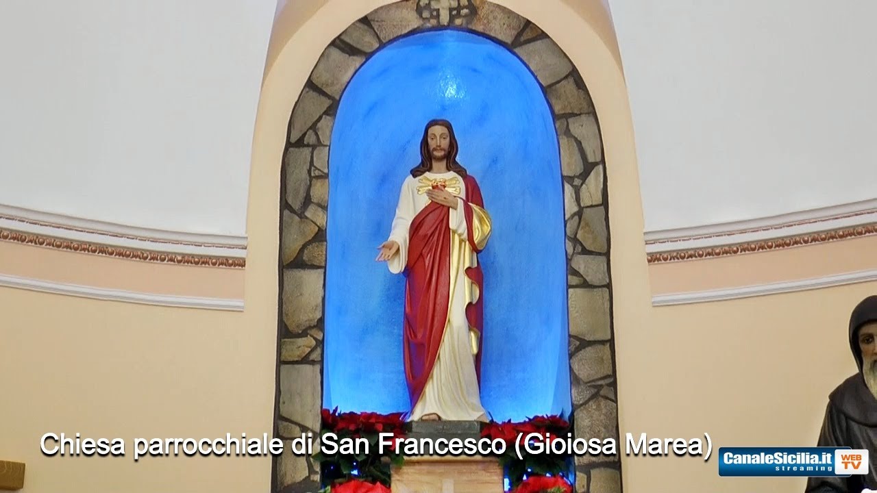Gioiosa Marea - Ristrutturazione della Chiesa di San Francesco ed un presepe tutto da vedere
