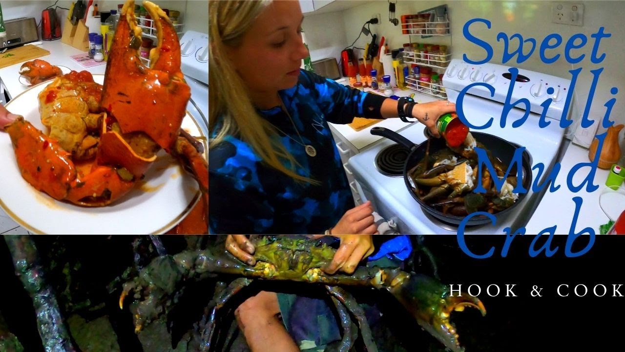 Mud Crab Hook and Cook - Quick Sweet Chilli Recipe.