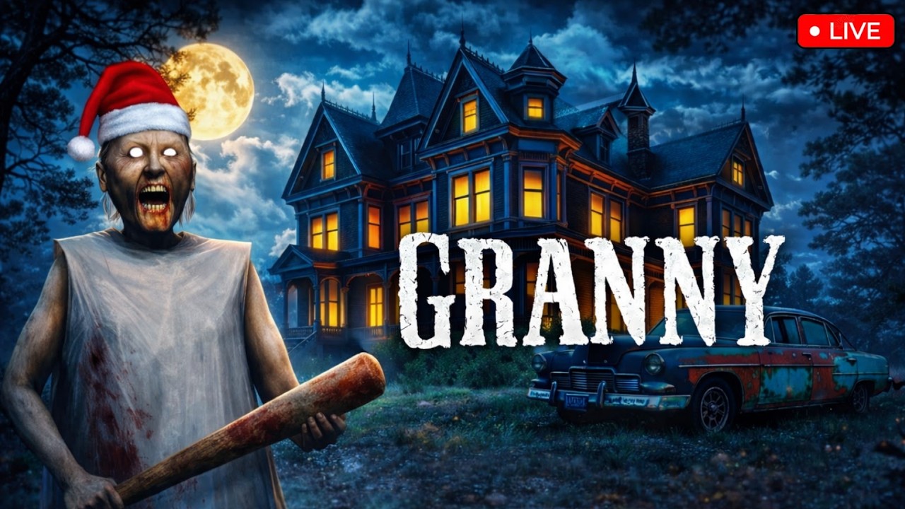 Granny Gameplay || Granny Christmas Gameplay || Granny short Live Stream || Granny live #shortslive