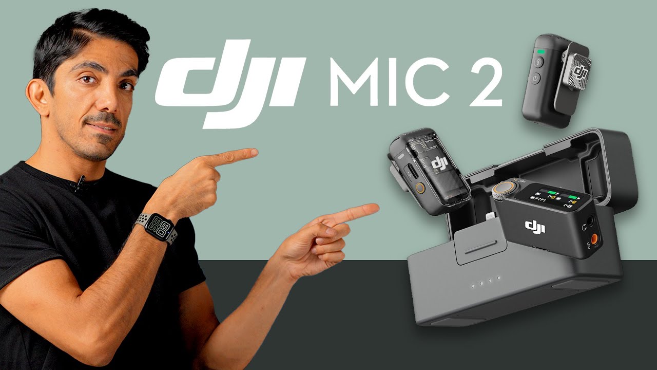 DJI MIC 2   بررسی و آموزش کار با میکروفن