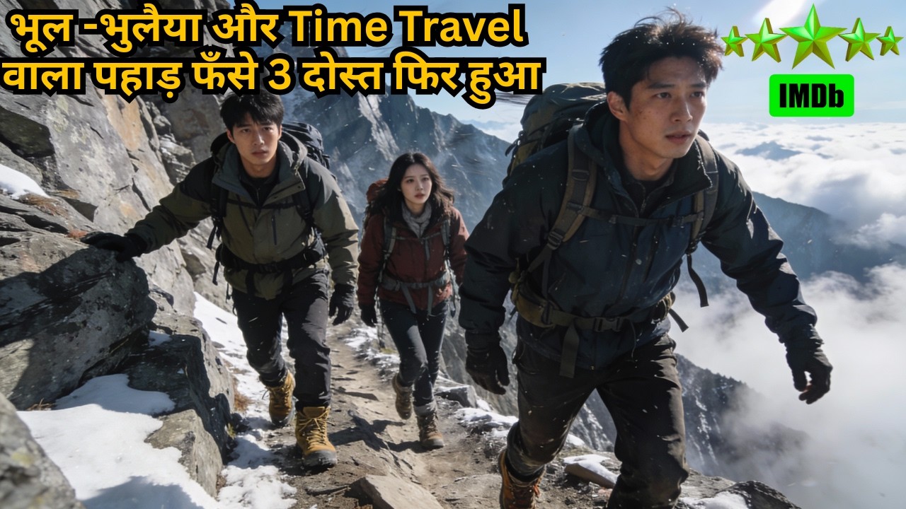 3 Friends Trapped in A Maze & Time Travel Mountain, it Happens Again 💥🤯⁉️⚠️ Movie Explained in Hindi