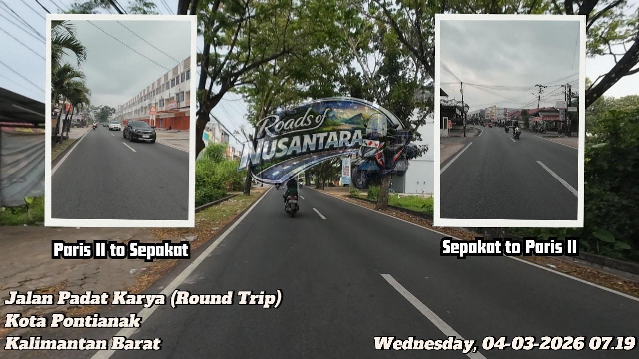 Morning Drive RT – Jl. Padat Karya, Pontianak, Kalbar | 04-03-2026 07.19
