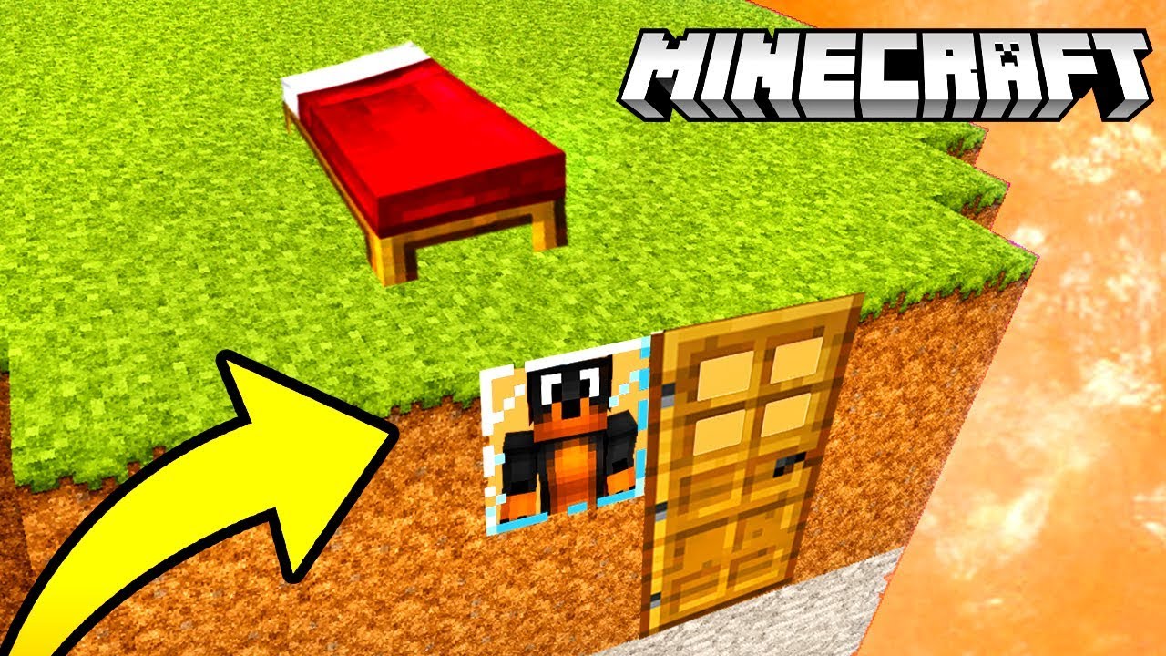 ŻYCIE W WYSPIE NA BED WARS W MINECRAFT!
