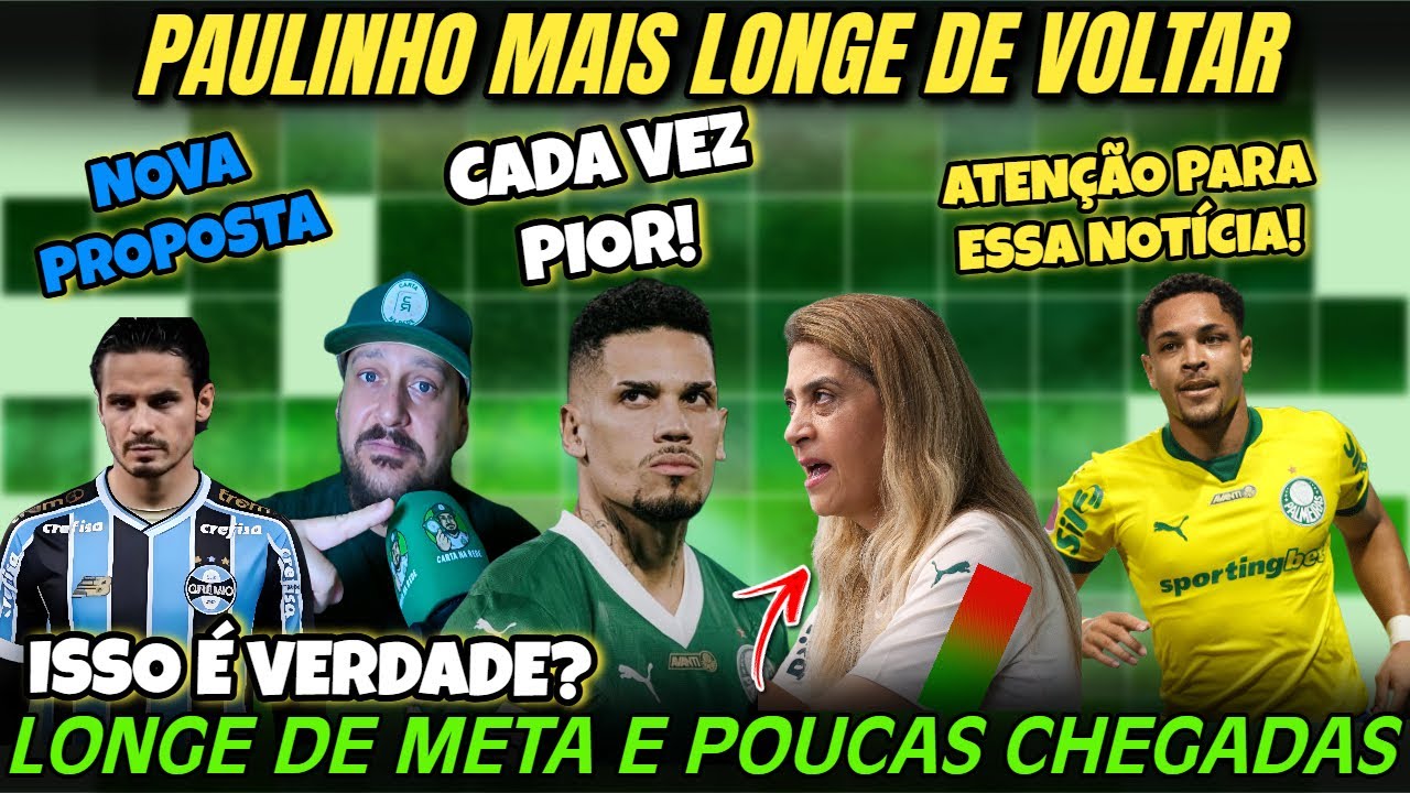 🚨E AGORA? | POUCAS CONTRATAÇÕES | PAULINHO DEU RUIM | VEIGA REVIRAVOLTA
