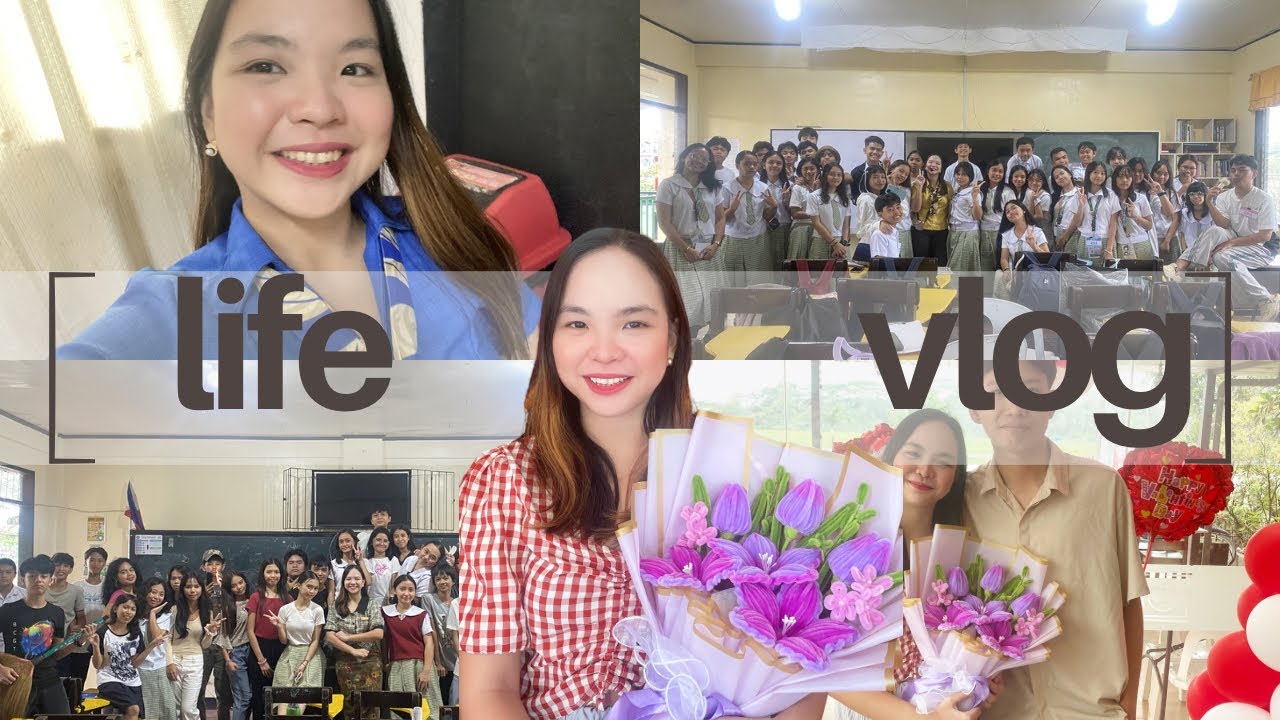 life vlog| internship,performance tasks, tiktoks, valentines date