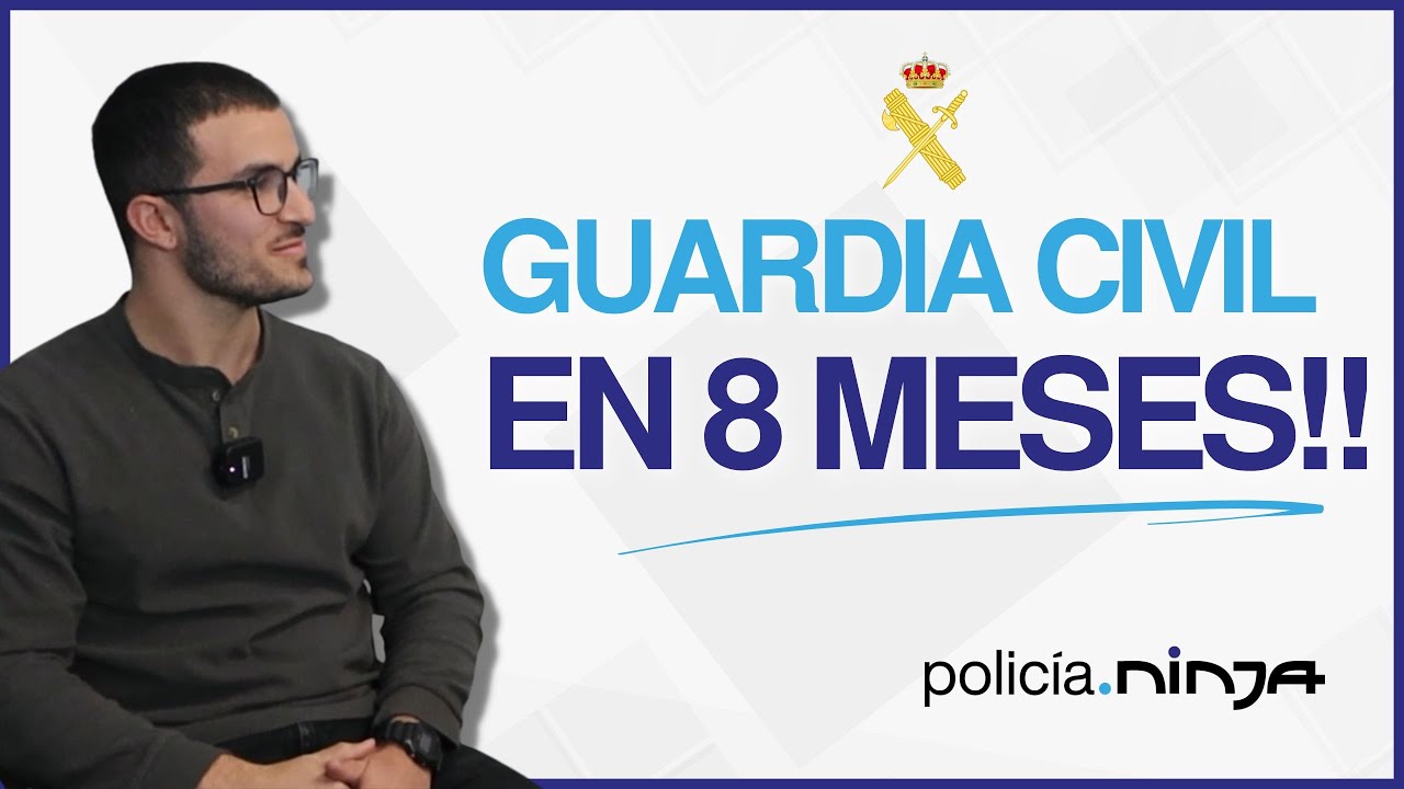 Aprobar la oposición de GUARDIA CIVIL en 8 MESES | Entrevista a DIEGO, de Formación Ninja
