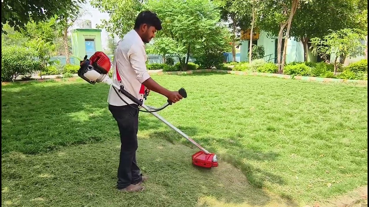 Spear brush cutter Lan Muvar #gardeningtools Amara prathamik school @chandannurserytilaura