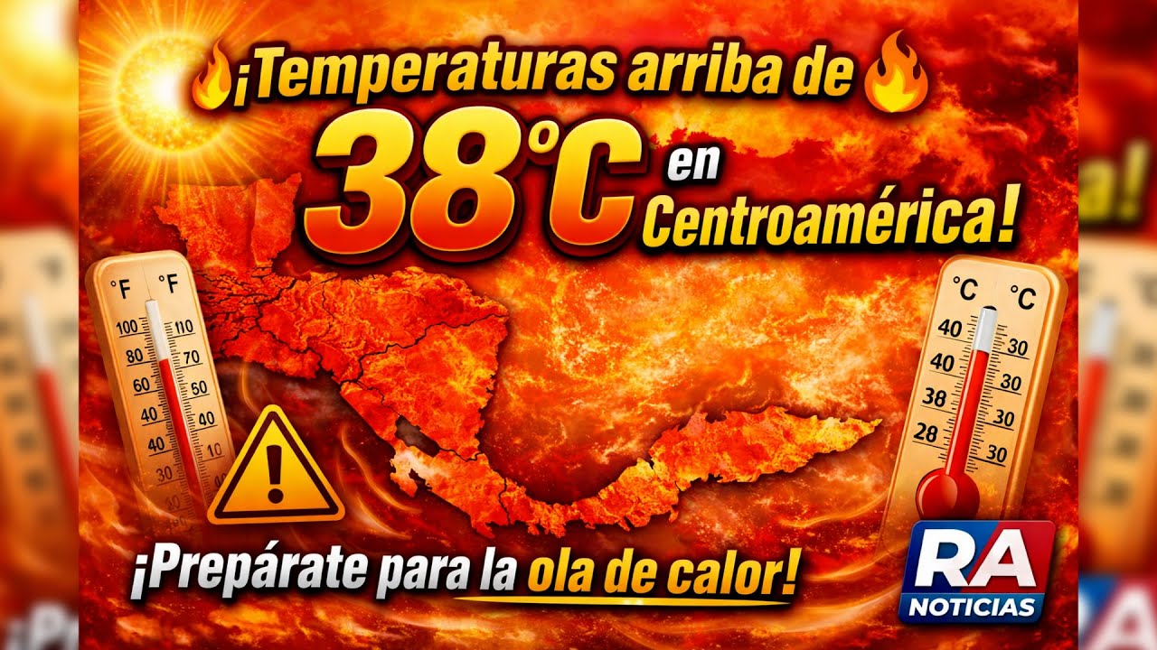 🚨 ALERTA🚨🔥 ¡Se aproxima calor extremo en Centroamérica!⚠️#pronosticodeltiempo #tormenta