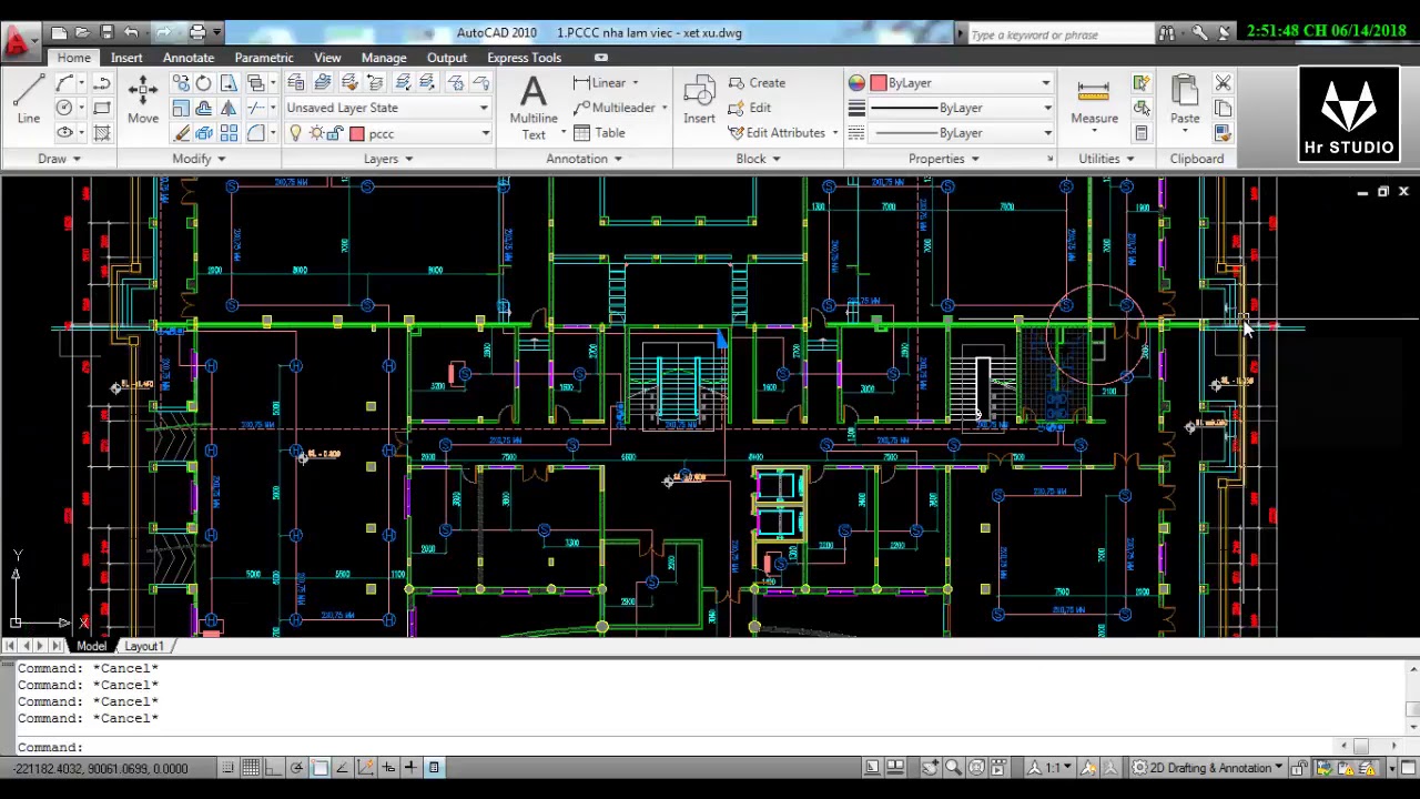 HD đọc bản vẽ hệ thống báo cháy