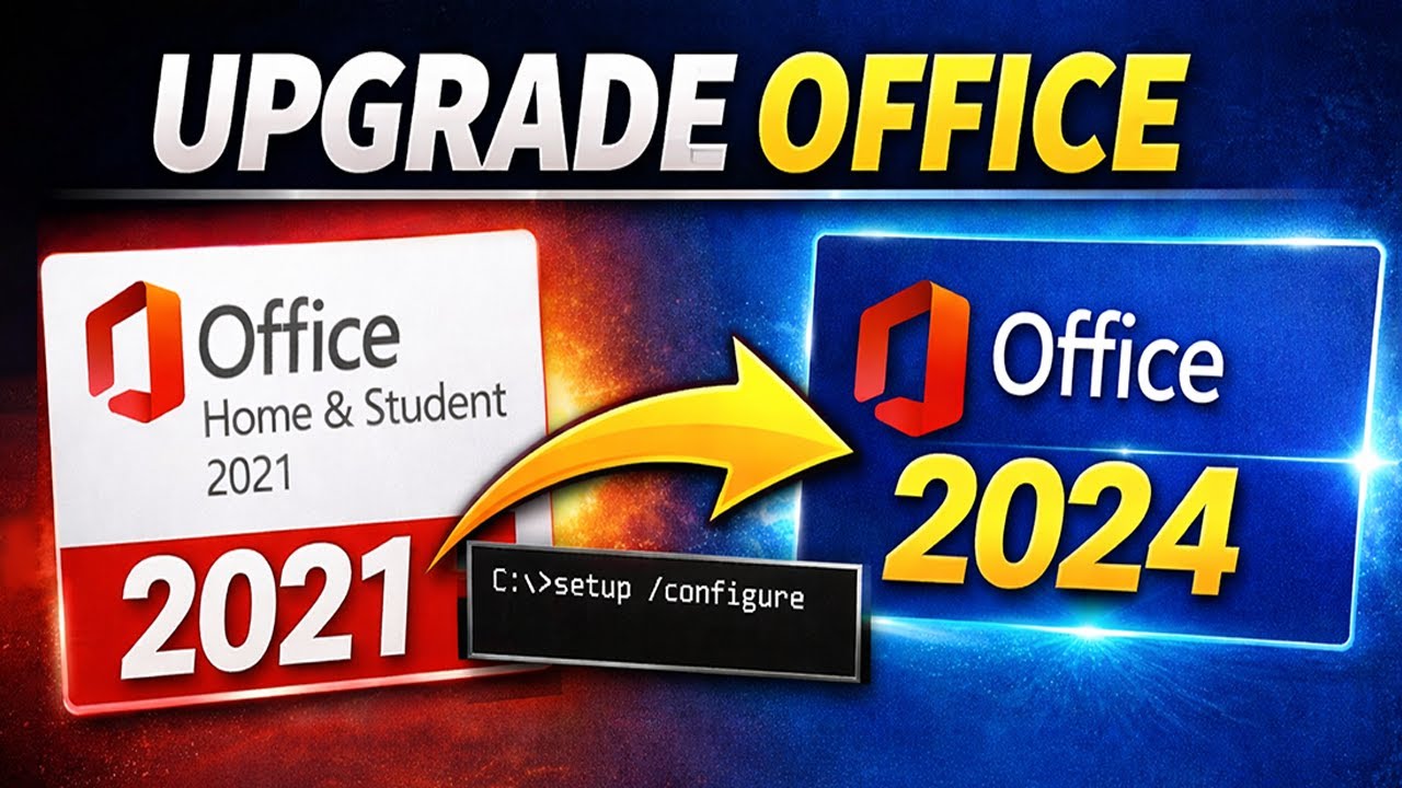 Как обновить Microsoft Office 2021 до версии 2024