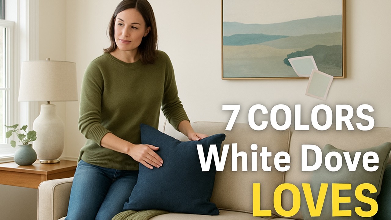 7 Stunning Colors You MUST Pair with Benjamin Moore White Dove