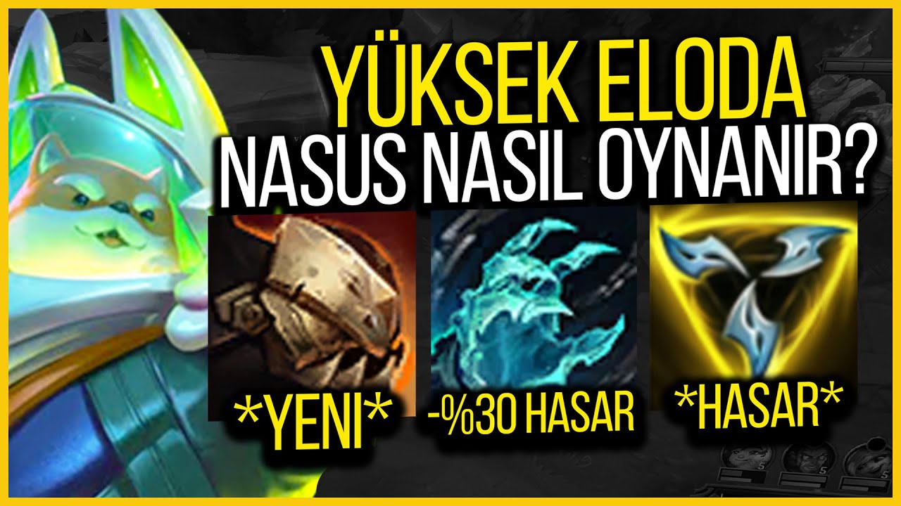 NASUS OYNUYORUM AMA HERKES BENİ KITELIYOR ... (WEST Y&Uuml;KSEK ELO NASUS &Ouml;ĞRETİCİ)
