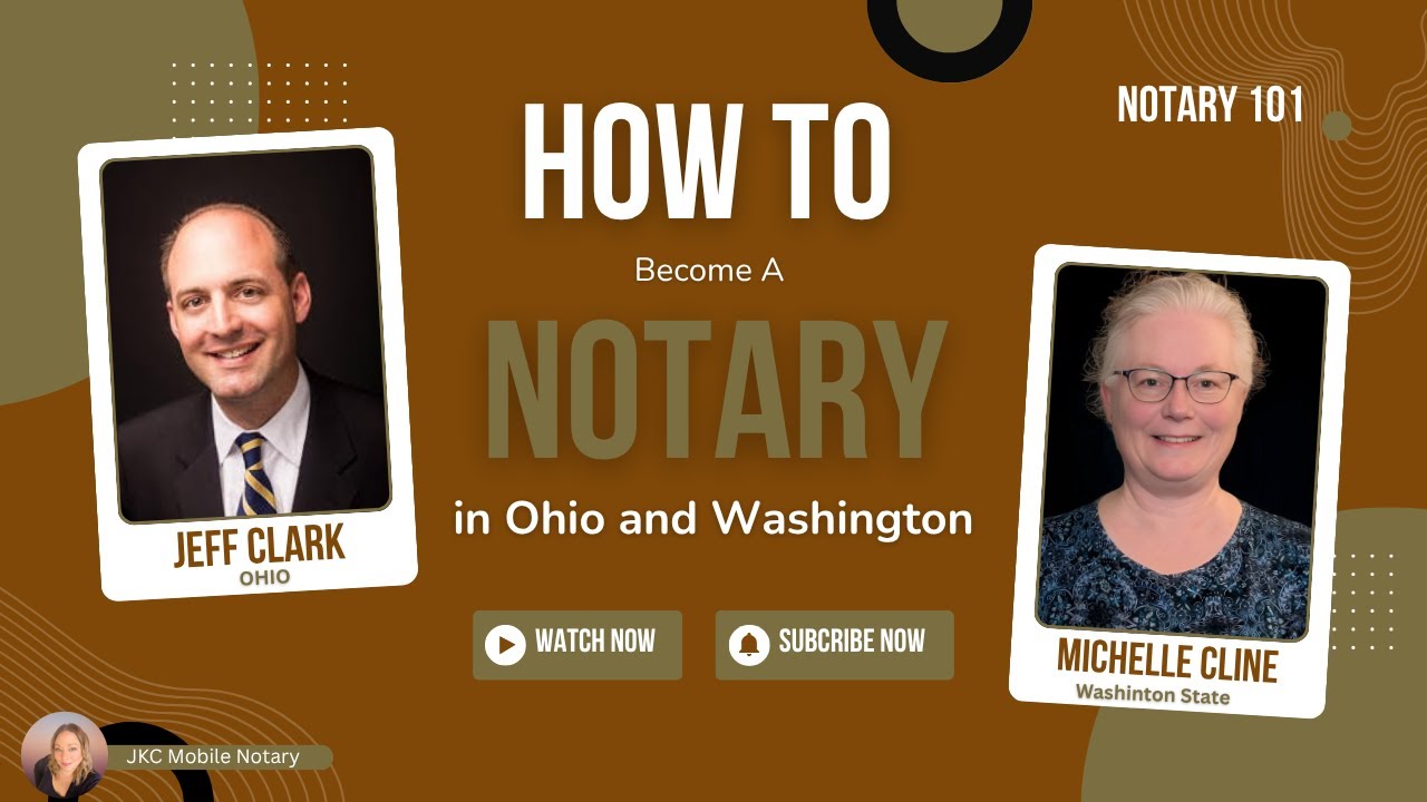 Notary 101: How to Become a Notary in Ohio & Washington State