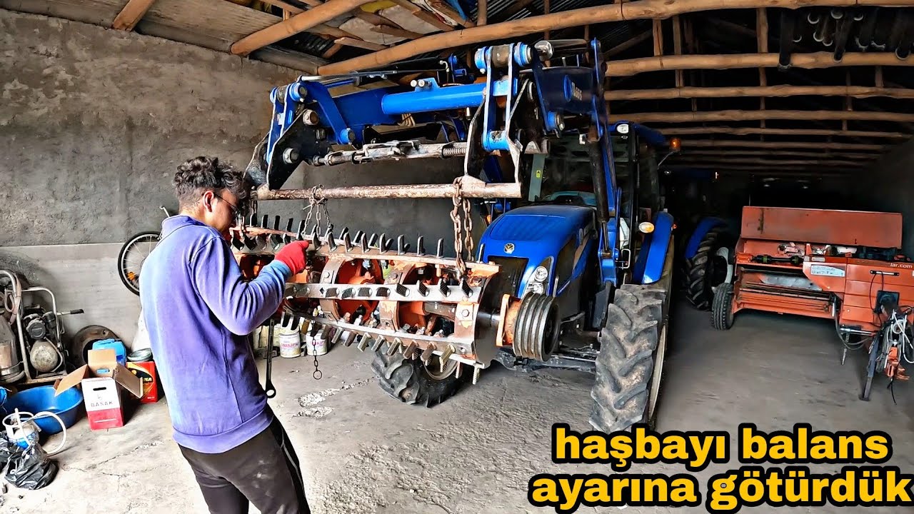 New Holland İle Son Videomuz//Balya Makinasını Parçaladık//10 Yıl Sonra Değişen Yağ !!