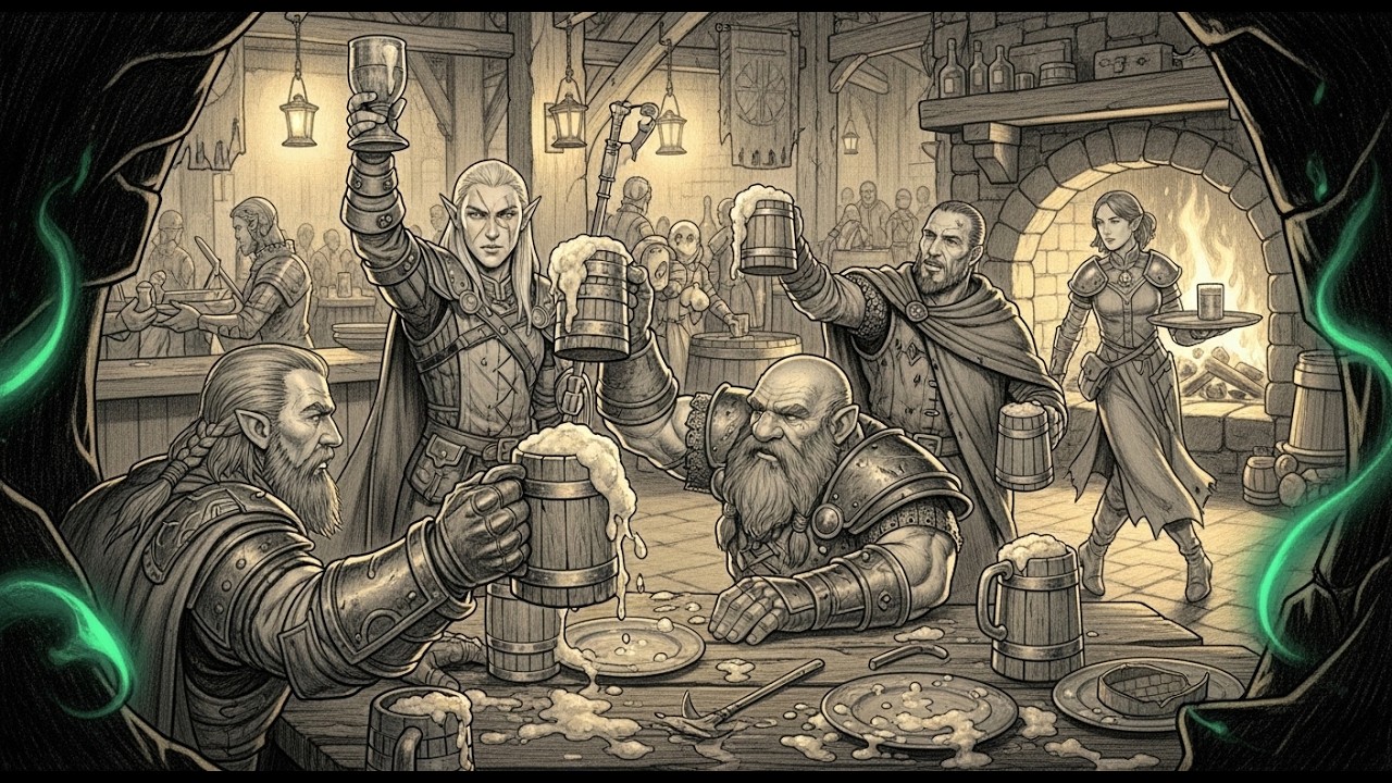The Tale of the Emerald One | D&D, Modern, Tavern Folk Rock